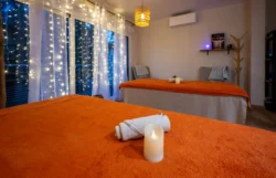 Prise de vue immobilier par photographe professionnel dans un spa à Saverne